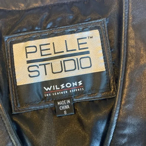 Pelle Studio Dark Leather Vest - Picture 3 of 6